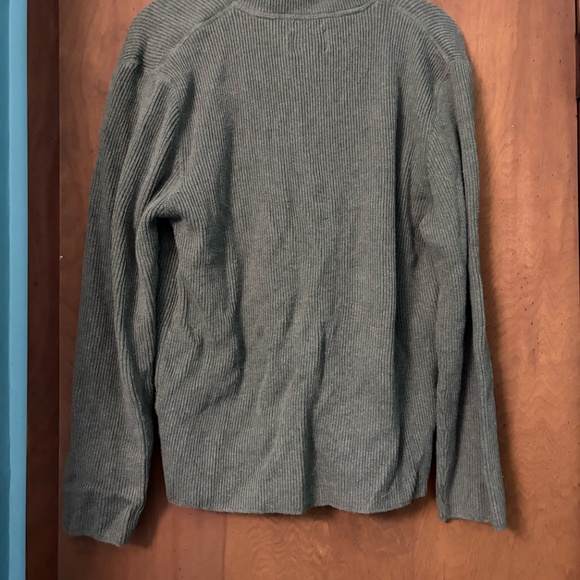 American Eagle Outfitters Vintage Slim Fit Mens Quarter Zip Sweater, XL Green - Picture 2 of 7
